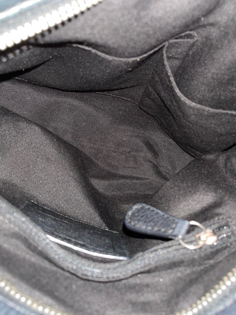 Coach Black Pebbled Leather Chain Hobo Crossbody/Shoulder Bag - Picture 4 of 7